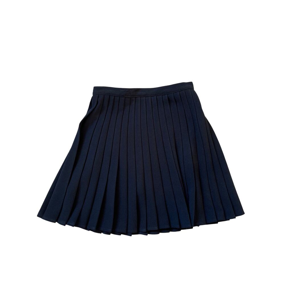 American Apparel Black Pleated Mini Tennis Skirt XS Classic Y2K Preppy
